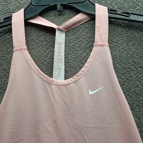 Nike Dri Fit Elastika Women's Tank Top Pink - Picture 3 of 8